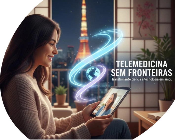 Consulta online entre paciente e psicóloga